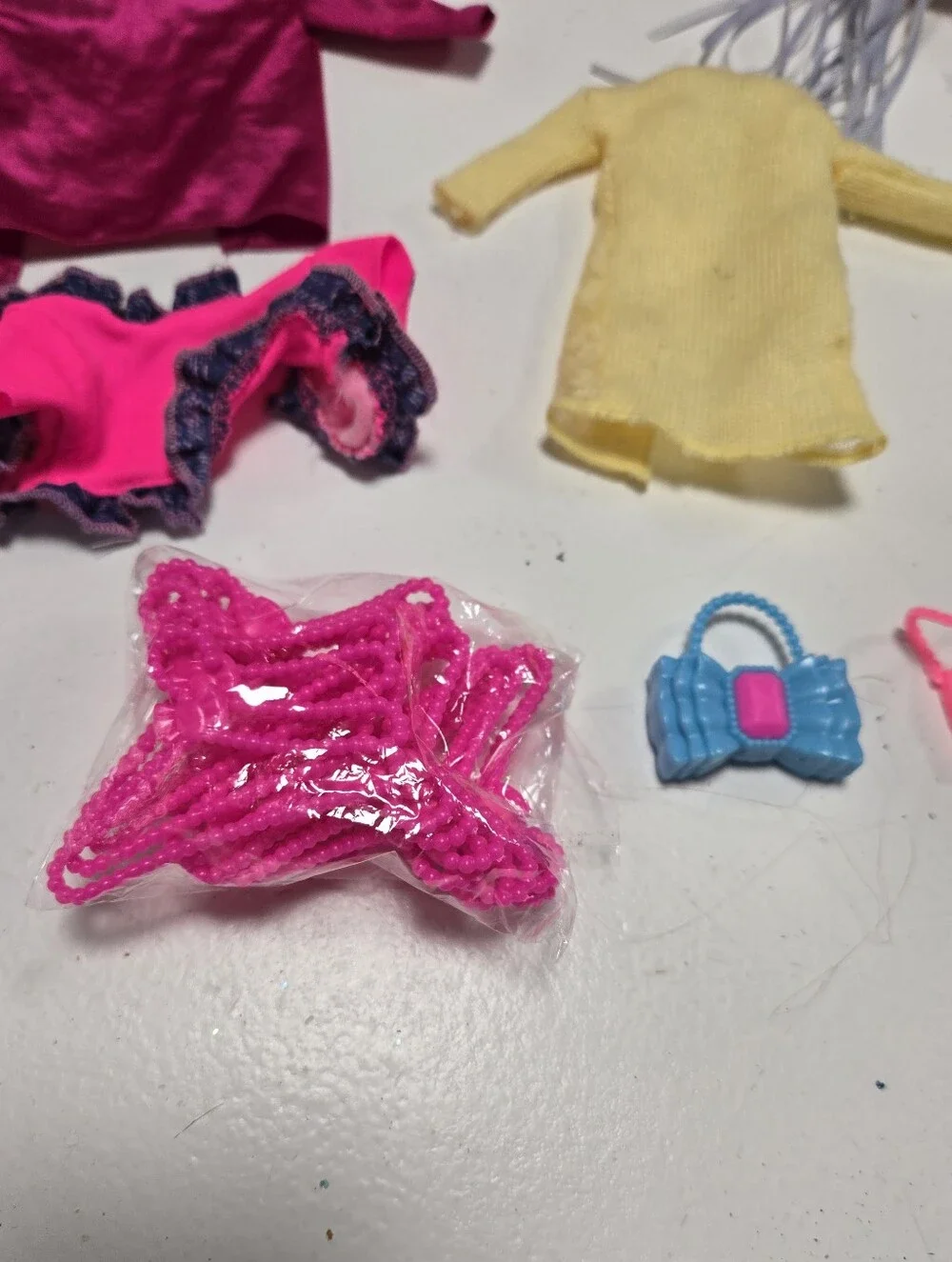 Unbranded 11 Assorted Doll Clothing For Barbie Dolls Cardigans Jackets Purses